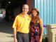 Dave Silvers with Shania Twin at the Herkimer County Fair, 2009