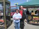 Dave Silvers with Cash Cube winner Lisa Green of Johnstown
