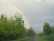 Double rainbow around Schuyler on the way home
