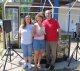 Debbie Eckler of Nelliston won $106! Here with BD Pools owner Jodie and Dave Silvers