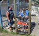 Bubba helps his sister Tammy Bigelow of Canajoharie win $196!