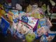 An incredible amount of cat food was also donated